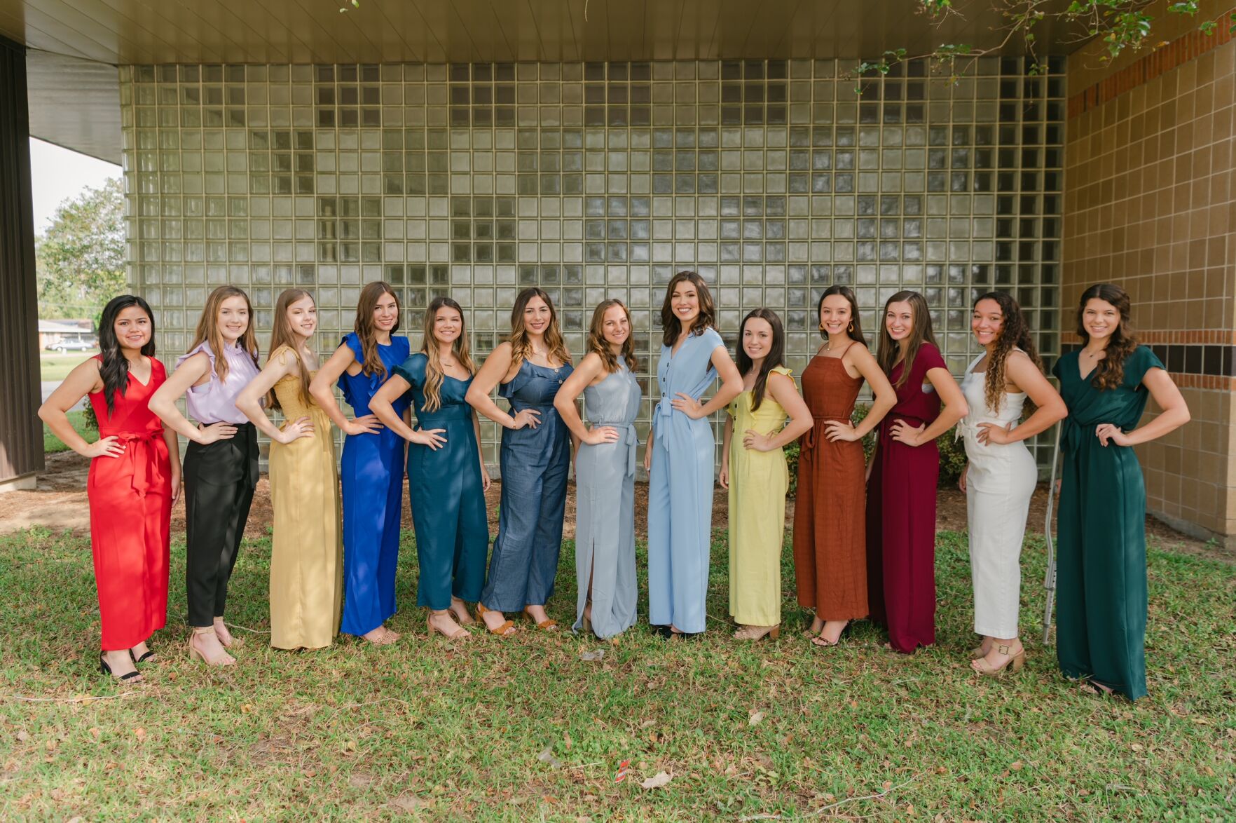 Thibodaux High School Girls Homecoming Court
